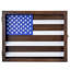 Wall Mounted Us Flag Coin Display Case