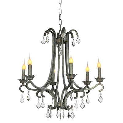 Lustre empire 6 lumières Bella