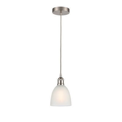 Luminaire suspendu en forme de dôme à 1 lumière Philomene