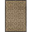 Tapis intérieur / extérieur noir / kaki Haggerty-204056121
