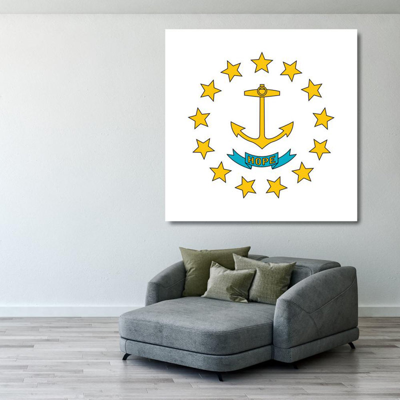 Rhode Island State, H 28 po x l 28 po