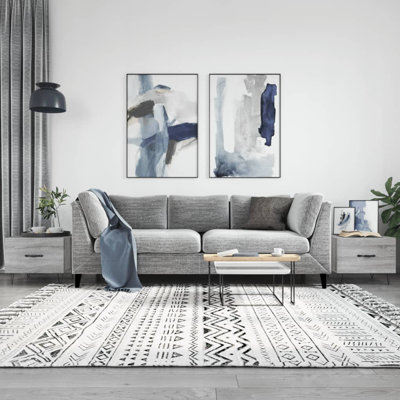 Four Leg Coffee Table with Storage