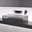 Luminaire cascade de lavabo de salle de bain noir mat, composé de laiton, simple pour un contrôle simple de l'eau, attrait moderne, créé avec une configuration compacte sans effort-121645550