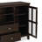 Artisan 53"W Solid Wood Transitional Tall TV Stand for TVs up to 60" with 2 Cabinets, 2 Drawers, and Adjustable Shelves-1813345145