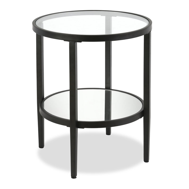 Hera Side Table, Blackened Bronze