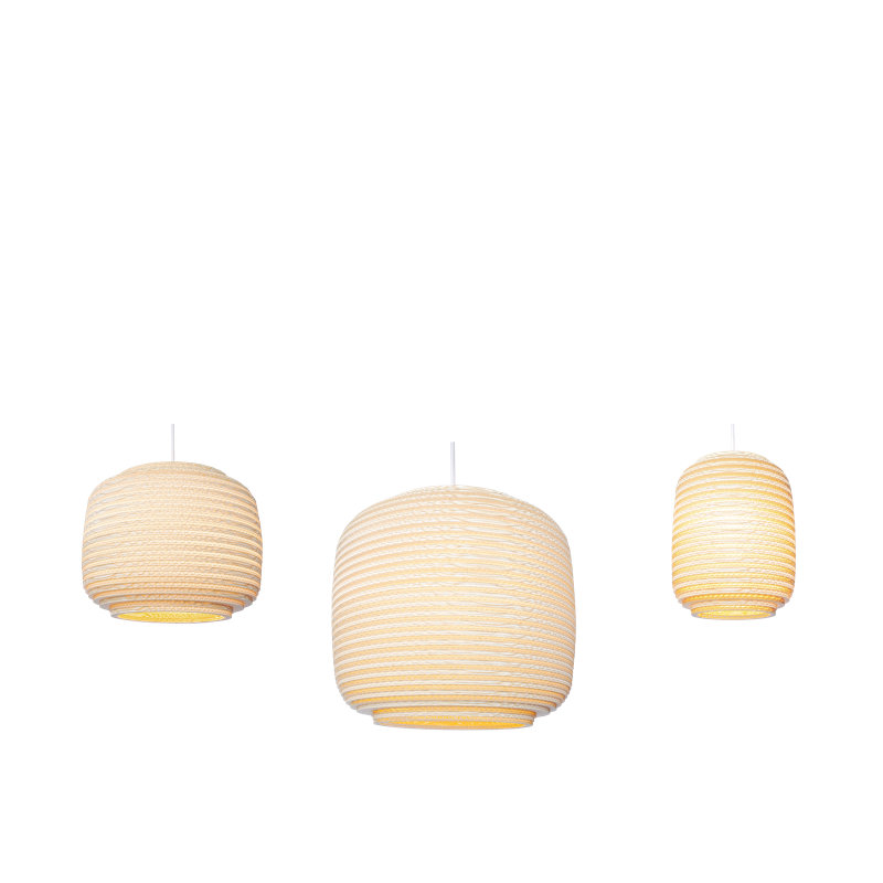 Scraplights Cluster Ausi 3 - Light Chandelier, White