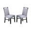 Ensemble de salle à manger de style moderne et 6 chaises en bois 7 pièces-1904974898