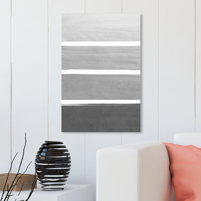 " Abstract The Right Shade Of Grey, Modern & Contemporary Gray " by Oliver Gal