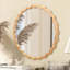 Miroir mural rond 27,5 pouces pour meuble-lavabo