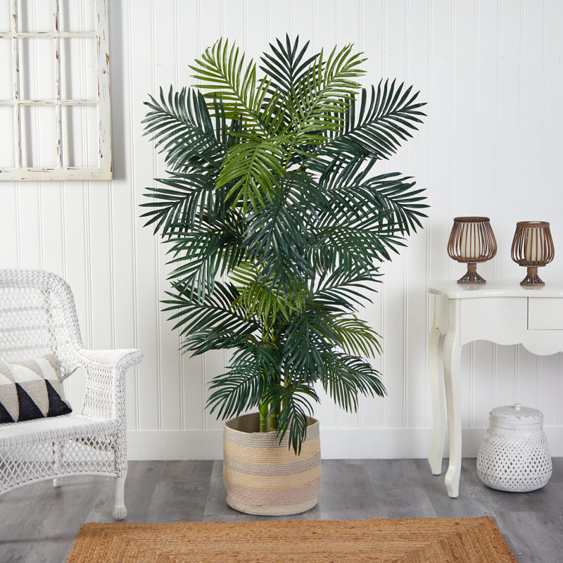 Palmier artificiel 78 po en pot