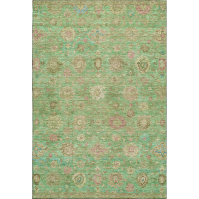 Premium Machine Washable Verlin AMF1770 Damask Rug