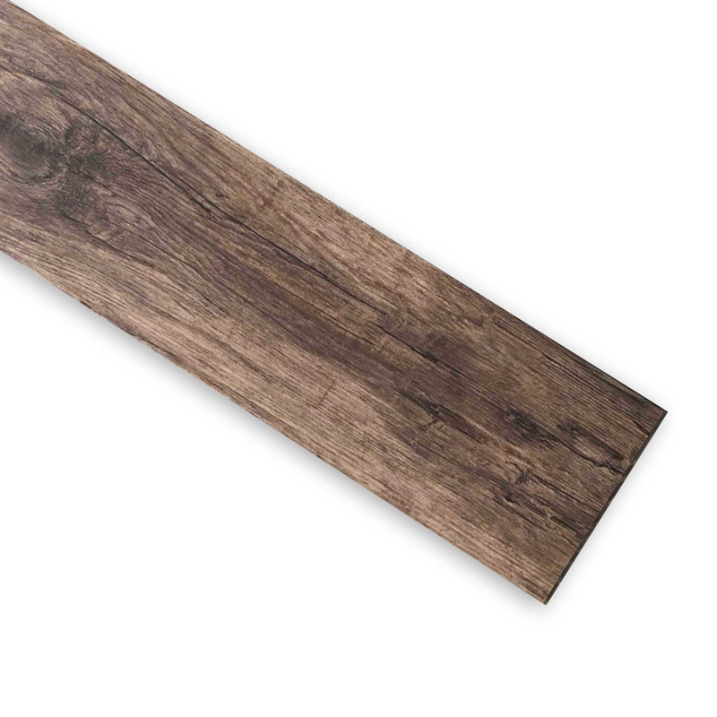 5mm Thick 7'' W x 48'' L Vinyl Plank, Henna