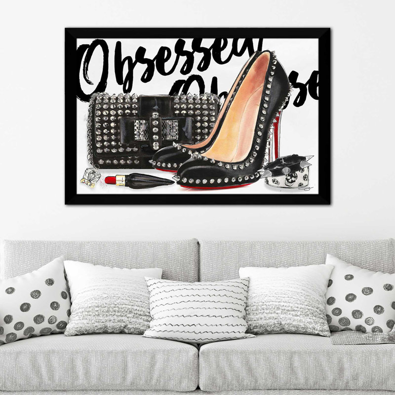 Obsédé (horizontal) par By Jodi - impression, Cadre noir, H 27,5 po x l 39,5 po x P 0,75 po