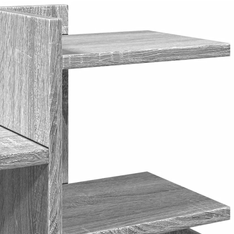 Manufactured Wood Desk Organizer, Grey Sonoma