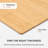 Standard 8mm Thick Bamboo Chair Mat – Anti-Slip, Straight Cut, Designed for Hard Flooring-15633715-15633721-15633717