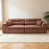 Chenille+Mahogany Stripe