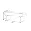 Banc rembourré en cuir de microfibre Pagas-711288292
