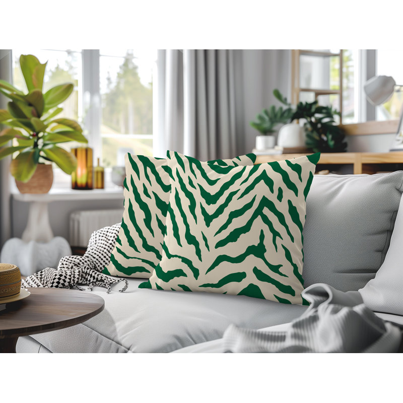 Coussin intérieur / extérieur Billi, 18x18, Green