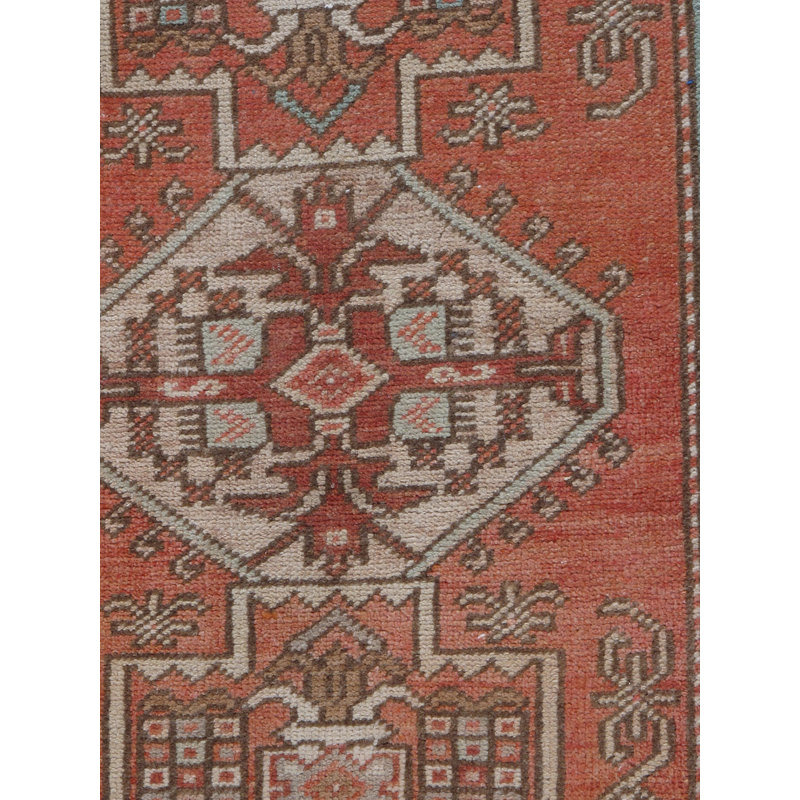 Wool Area Rug in Red