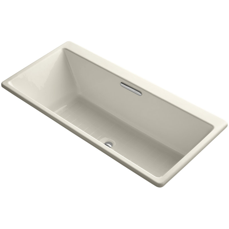 Reve 67" x 36" Soaking Bathtub, Almond
