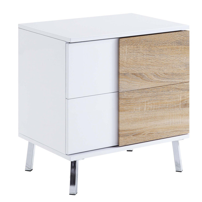 End Table With 2 Drawers