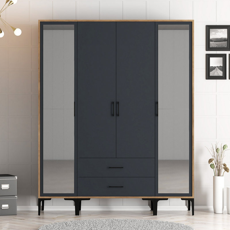 Armoire Ayreanna, Anthracite noyer