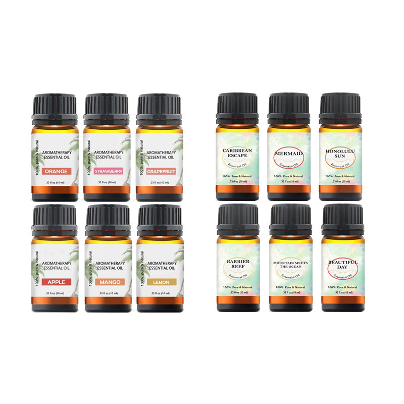 Ensemble-cadeau d'huiles essentielles de qualité thérapeutique Danemark Aromathérapie