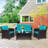 Anaan 8 - Person Patio Conversation Set with Cushions-1349233265