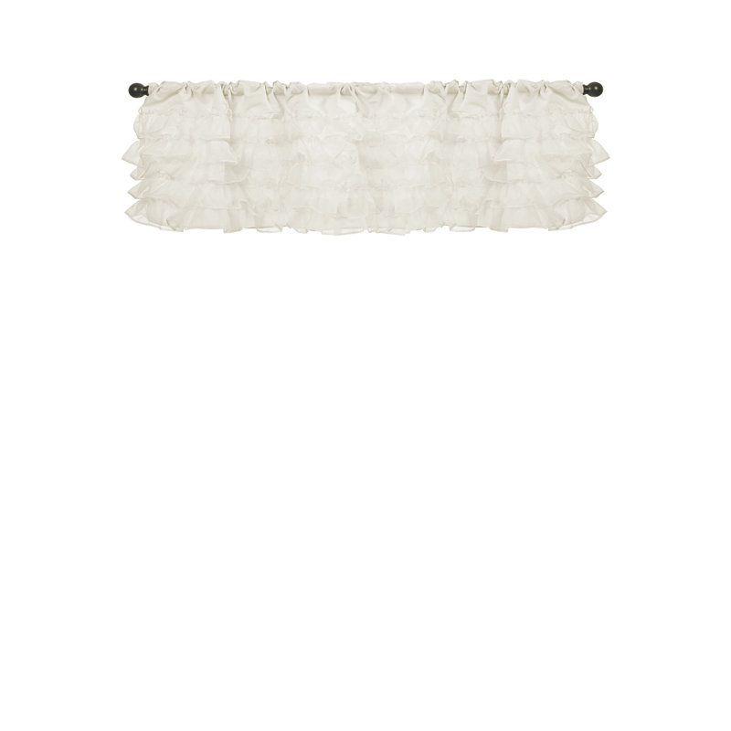 Tailored Window Valance, Beige
