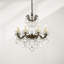 La Scala 8 Light 25in x 28.5in Chandelier in Florentine Bronze with Clear Radiance Crystals-417985600-417985628