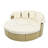 Asa Patio Round Sofa Set with Rattan Daybed & Retractable Canopy-1618894682-1618894684