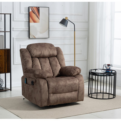Fauteuil inclinable électrique et chauffant de 37 po de large Emmadell
