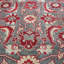 Tapis unique en laine / coton tissé à la main des années 1920 de 3 pi 5 po x 5 pi 1 po Agra