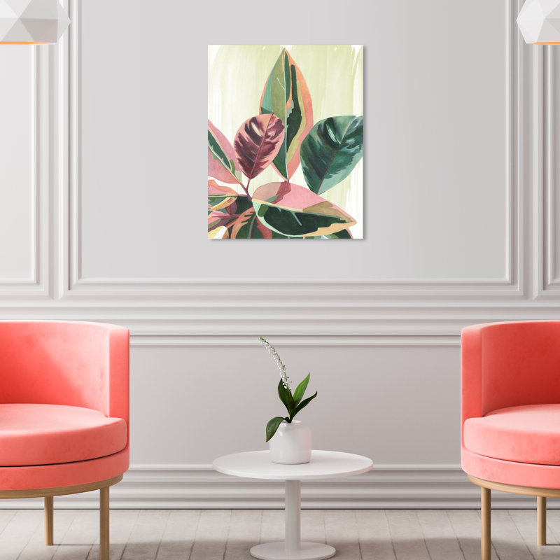 Green inspo II - Impression sur toile, Toile tendue, H 20 po x l 16 po x P 1,5 po
