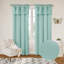 Recycled Cotton Blend Ruffle Tie-Top Curtain Pair-755824752-755824748