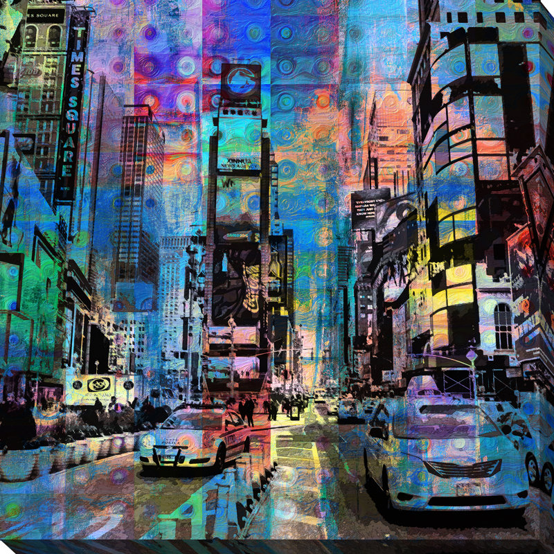 " Studio Times Square ", 36" H x 36" W