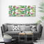 Flamingos Plants - Wrapped Canvas Print