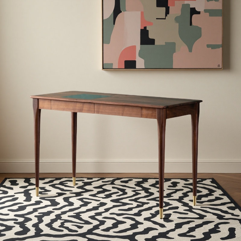 Bureau de style nordique, H 31,1 po x l 47,24 po x P 23,62 po