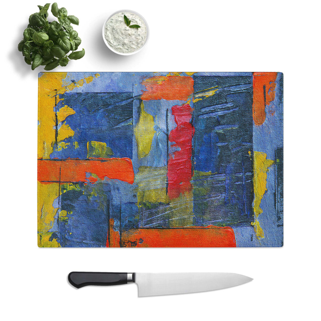 Tempered Glass Art Painting Vol.380 Chopping Board