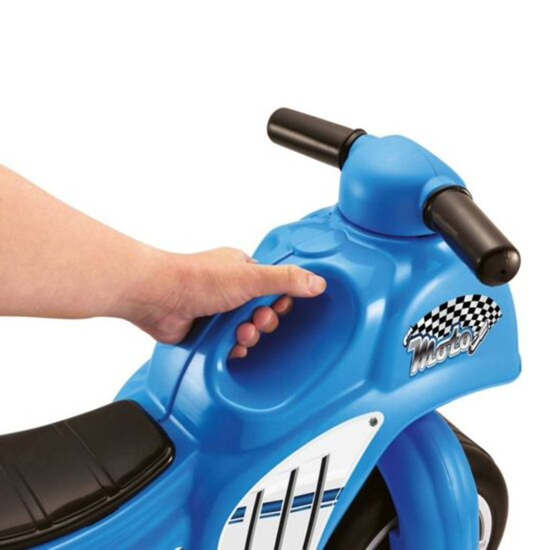 Gurney Isabelle & Max 1 Seater Motorcycles Push/Pull Ride On, Blue