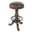 Tabouret de bar en bois massif Genica
