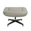 Fauteuil d'appoint pivotant avec repose-pieds Refugio