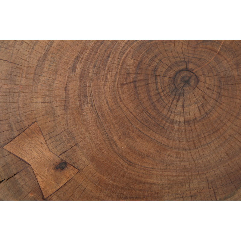 Solid Wood Top End Table