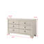 Ensemble de chambre à coucher avec lit plateforme moderne au fini blanc-1986581188-1986581191