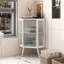 Armoire de plancher avec porte en verre trempé-116157309