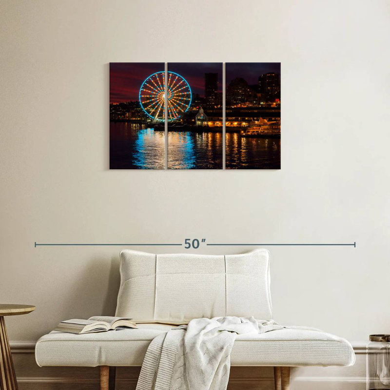 Grande roue à Seattle, H 20 po x l 33 po