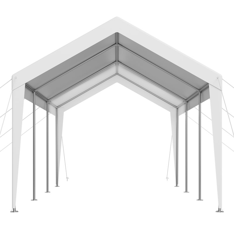 Tente de garage pour voiture, Blanc