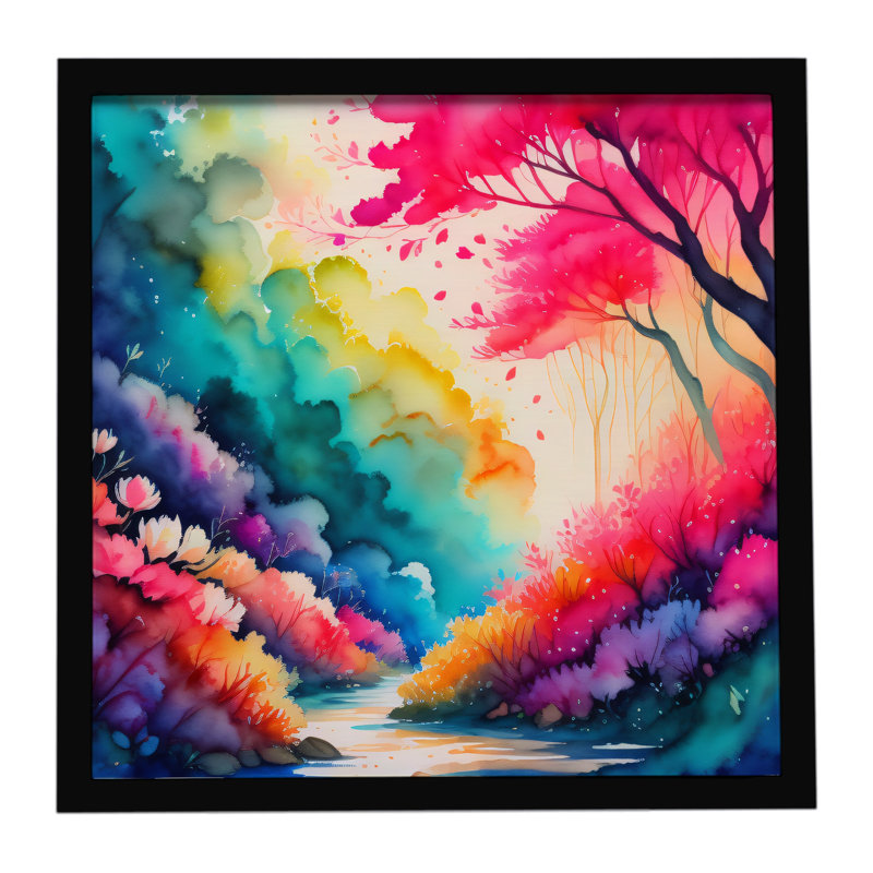 Colorful Azaleas Framed Metal Print