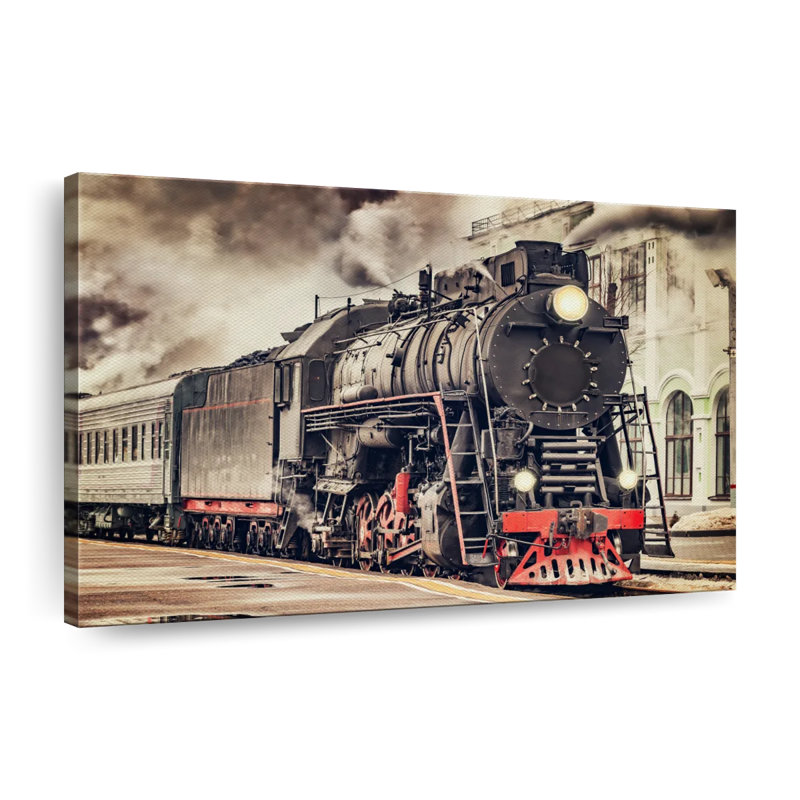 Classic Train - reproduction sur toile tendue, H 16 po x l 24 po x P 1,25 po