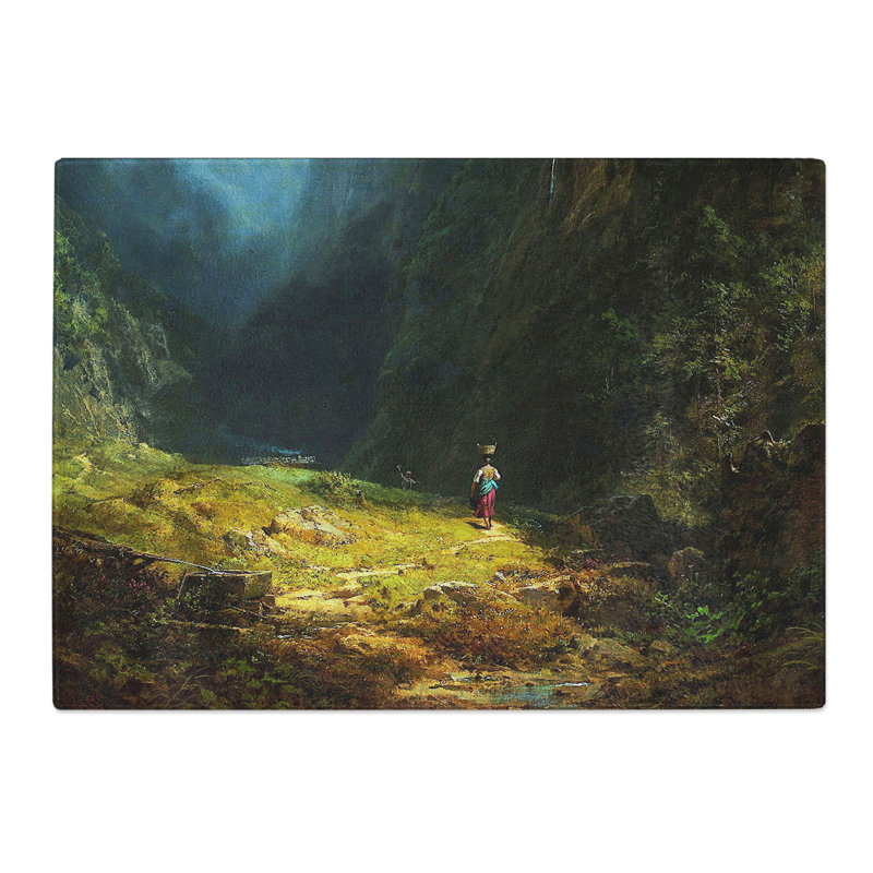 High Valley by Carl Spitzweg Chopping Board, 0.4cm H x 20cm W x 28.5cm L